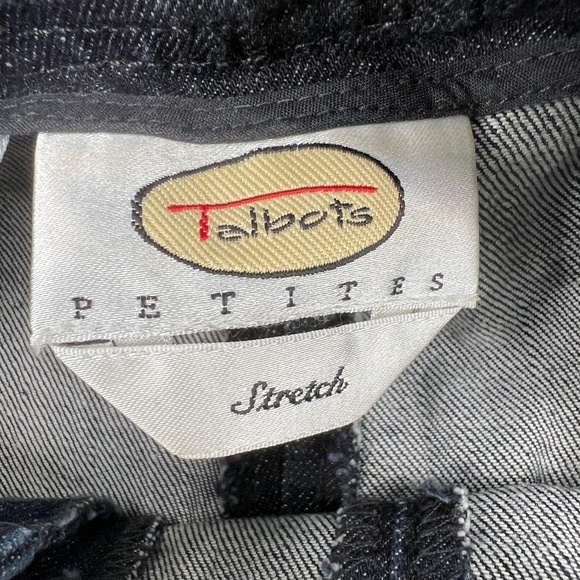 Talbots Petites Women’s Blue Stretch Side Zipper Jeans Size 10 Petite - Picture 2 of 9